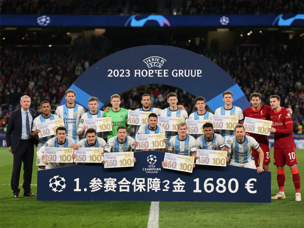 1.参赛保障奖金
每支参与欧冠小组赛阶